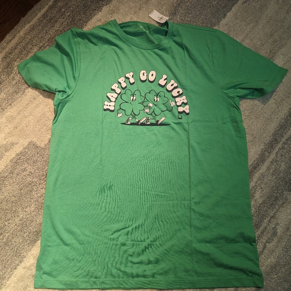 Green Graphic T-shirt, XL, Old Navy